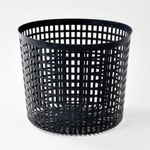 화분월드 플라스틱 묘목 뿌리 대형 대용량 화분 망포트 200p, 200개, 블랙