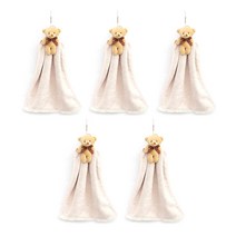 마켓A 리본베어 핸드 타올, 베이지, 5개