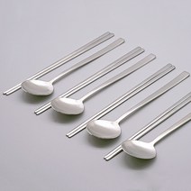 테이블아트 테드샤 수저 세트, 4세트, 숟가락 4개 + 젓가락 4개