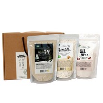 구뜨밀 선식 서리태 콩물 300g + 귀리 우유 300g + 팥가루 300g 세트, 1세트