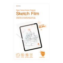 카라스 노트북9 metal NT901X5H / NT900X5J 종이질감 스케치 액정보호필름, 1개