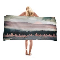 추상화 배경 문썬 아트 프린팅 비치타월 80 x 160 cm, 28, 1개