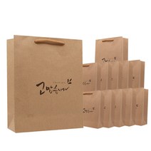 케이투나인 레터링 크라프트 쇼핑백 12p, 고맙습니다