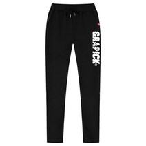 그라픽 남성용 교차폰트픽 일자바지 PTB_0009