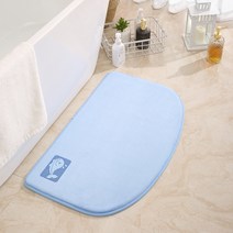 리즈제이니 메모리폼 욕실 발매트, 06 라이트 블루