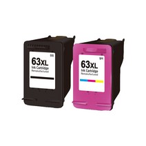 토너피아 HP 호환잉크 HP63XL, 검정, 컬러, 1세트