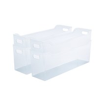 실리쿡 롱 하프트레이 투명 소, 1개, 4개