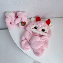 아동용 애니멀 뽀송 장갑 세트