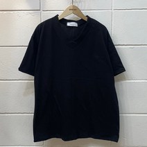 티탁 여성용 빅사이즈 데일리 루즈핏 브이넥 무지 베이직 면 비비드컬러 솔리드브이 반팔 티셔츠