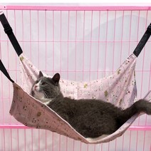탑시가 린넨 고양이 해먹, 핑크