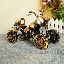 탑시가 TCR 인테리어 소품 금속공예 설상차 모형 오브제, 구리