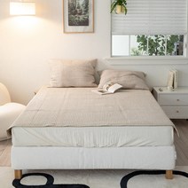 위크엔드 100수 줄누빔 패드 겸 스프레드, 베이지