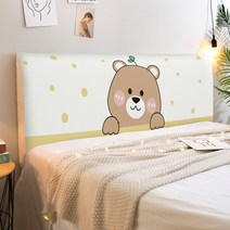 소프트슬림 침대헤드커버, 새싹곰