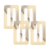 버버리ST 호마이카 벨트 버클 30mm, 아이보리, 4개