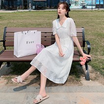 루나걸 프렌치아 카라 원피스