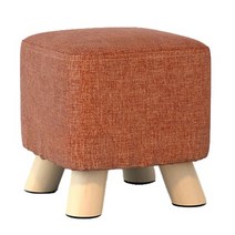 에이홈 패브릭 스툴 발받침대, 오렌지