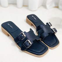 라인업슈 여성용 투 버클 슬리퍼 3.5cm BT371