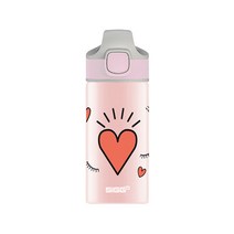 지그 미라클 알루미늄 키즈 워터 보틀, 걸파워, 400ml