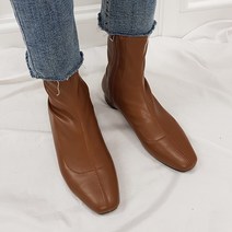 파이 여성 절개 스판 앵클부츠 3.5cm K115