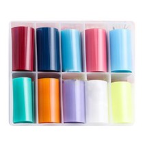 골드루쓰 필름 비비드 네일아트 데코 10종 세트, 혼합색상, 1세트