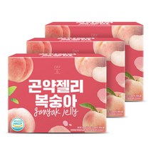 참앤들황토농원 데이앤 복숭아 곤약젤리 10p, 1300ml, 3개