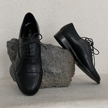파이 여성용 라운드 절개라인 옥스포드 로퍼 2cm LG_8501