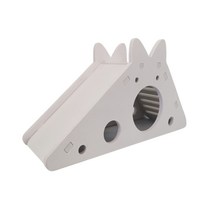아리코 햄스터 기니피그 미끄럼틀 은신처 18.3 x 7 x 9.7 cm, 화이트, 1개