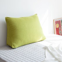 이블랑 대형 등받이 삼각쿠션, 그린