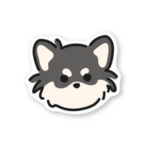 유스픽 왕왕 귀여워 스마트 그립 아크릴 톡톡만 치왕왕, 혼합색상, 1개