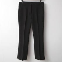 안다로미 여성용 옆 트임 나팔 부츠컷 슬랙스