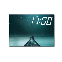 LED 시계 캔버스 프린팅 액자 시리즈 밤하늘 앤 우주 36종, 소나무  11