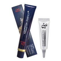 웰라 콜레스톤 퍼펙트 플러스 염모제 80g + 셀리본 33 실크 프로틴 앰플 12ml, 6/95, 1세트