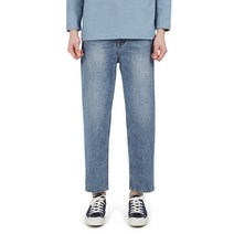 다꾸앙 남성용 롱데이 테이퍼드 핏 워싱 청바지 D02G8_pj2544