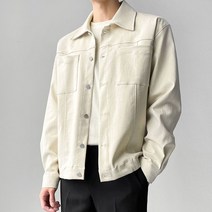 맨타임 남성용 APS 이지 스판절개 데일리 트러커 자켓