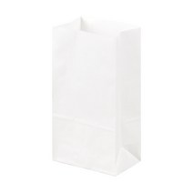 더담다 무지 화이트 내유 종이봉투 소, 1개입, 200개