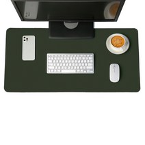 라벤더 비엔또 가죽 단면 방수 차선 장패드 80 x 40 cm + 버클 스트랩, 딥그린, 80x40cm