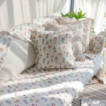 에이홉 시원한 플라워 패턴 프릴 소파 패드