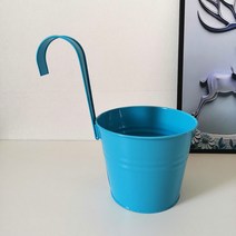 아로무드 원예 발코니 철 걸이 화분, 레이크블루