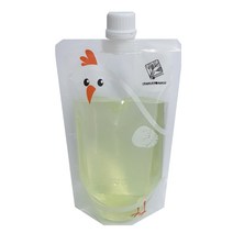생활을그리다 꼬꼬 스파우트 파우치 12 x 17 cm 300ml, 25개