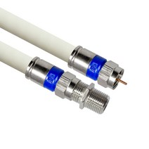 마하링크 국산 고급형 RF 안테나 화이트 5C 연장 동축 수제작 케이블 3M, MLZ-RAW030(화이트)