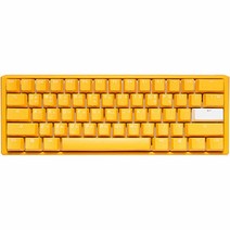 Ducky ONE 3 MINI RGB PBT 기계식 유선키보드 이중사출 한글 클리어축, Yellow, 일반형