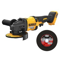 디월트 60V FLEXVOLT XR BL모터 충전 125mm 그라인더 본체 DCG418N + 티롤릿 절단석 레드 125mm 34408686, 1세트