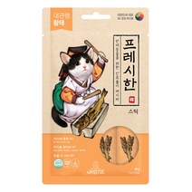 휘슬 프레시한 스틱 반려동물 간식 15g, 대관령 황태, 4개