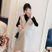 더블유비비 임부복 니트 모직 원피스 DII215