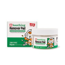 래핑찰리 반려동물 수딩 리무버 패드 50p, 140ml, 1개