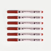 원단용 수성펜 대, 브라운, 6개