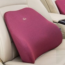 NewTrend SF80 라운드 차량용 등받이쿠션, 1개, 레드