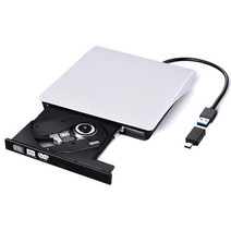 림스테일 USB 3.0 CD / DVD RW 멀티 외장형 ODD   C타입 젠더 세트, LM-19(WH)