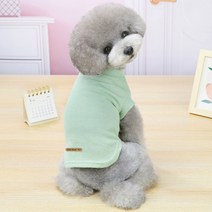 딩동펫 반려동물 데일리 티셔츠, 그린