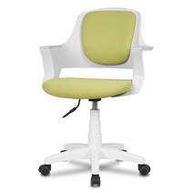 체어클럽 스타리아 화이트바디 패브릭 의자, Green